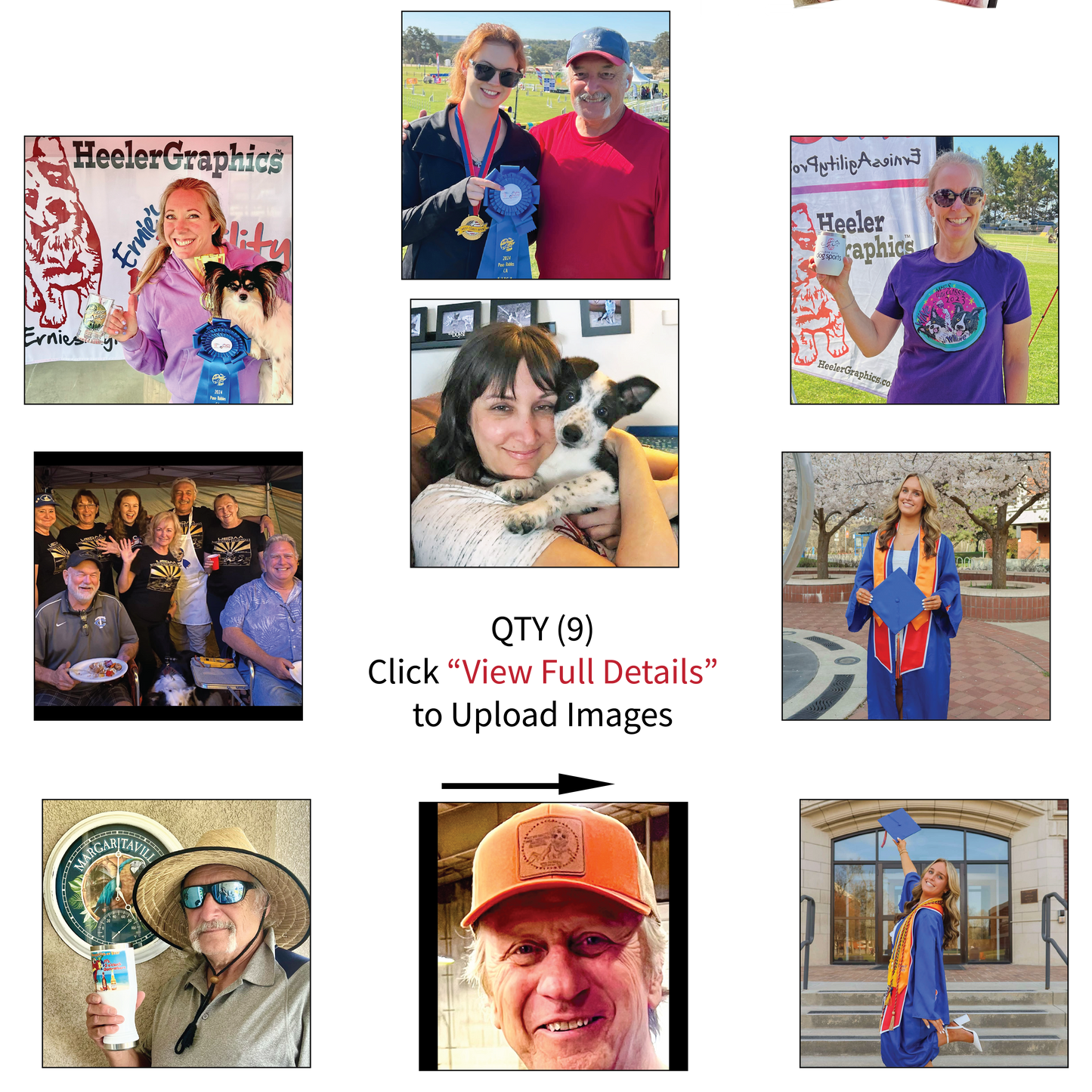 2.5"x2.5" Custom Photo Magnets