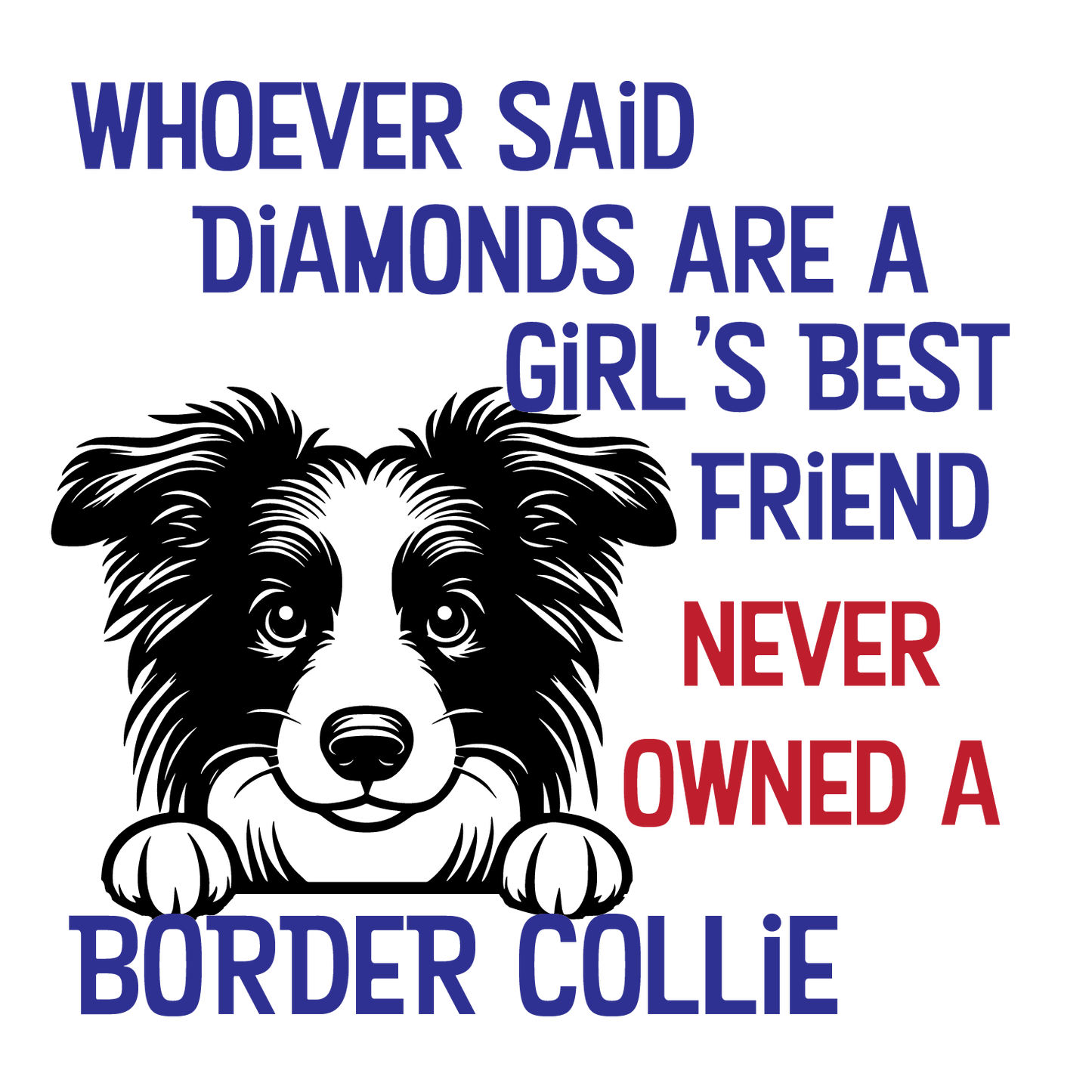 Border Collie Diamond