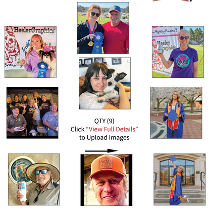 2.5"x2.5" Custom Photo Magnets