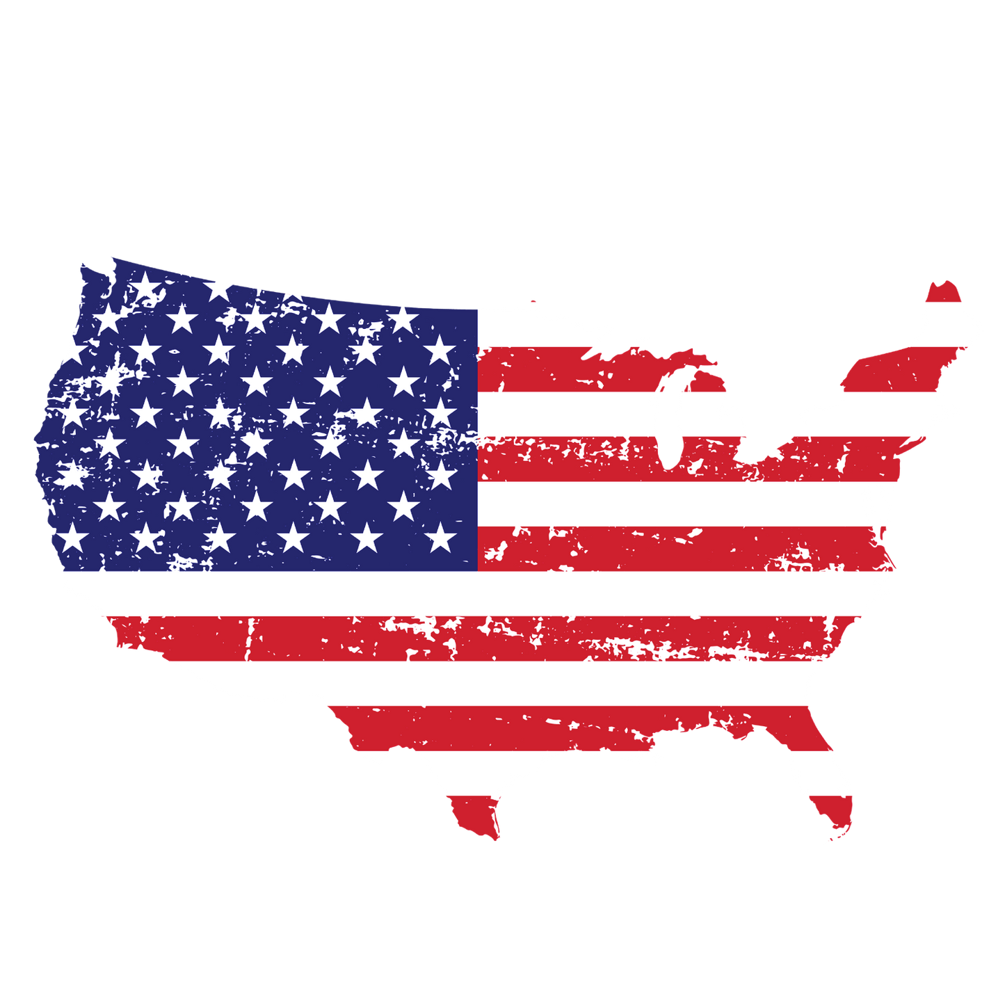 Distressed USA Map