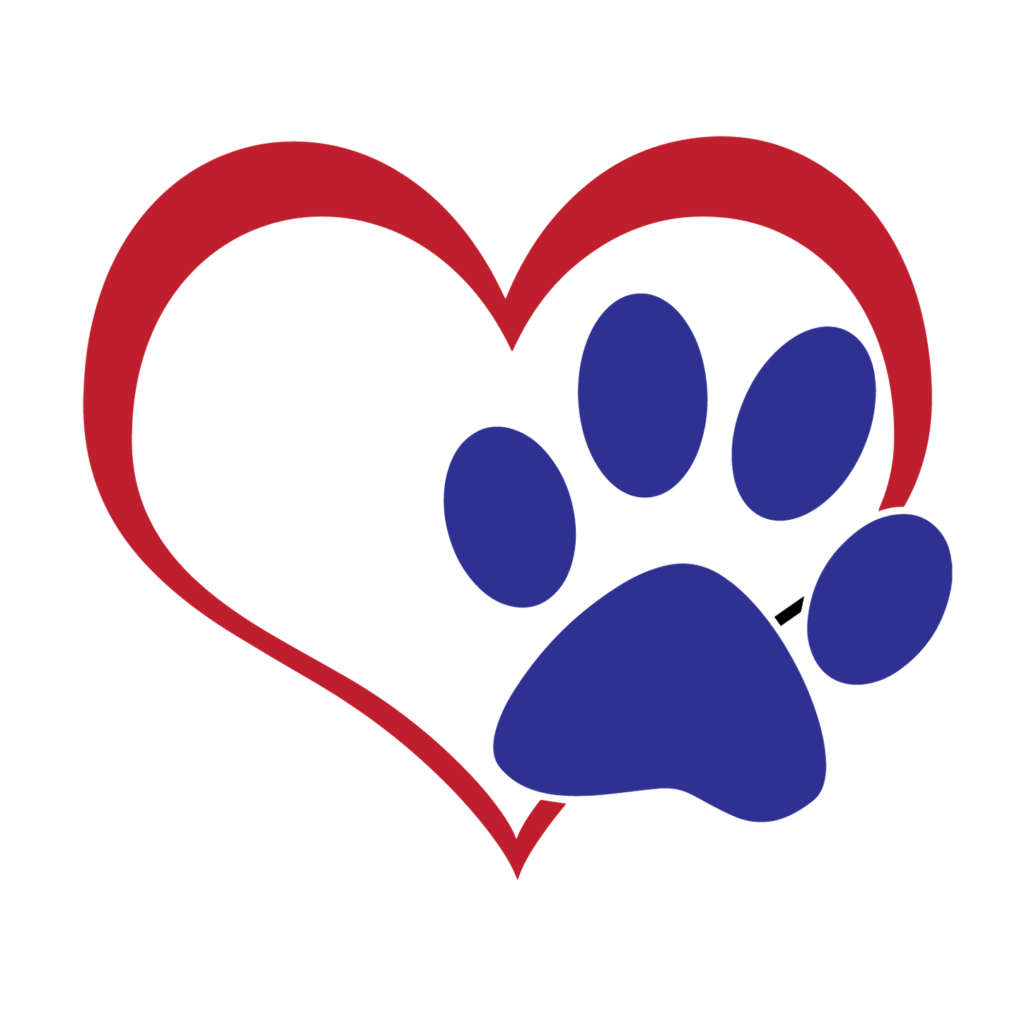 Paw in Heart